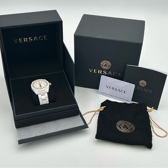 Versace Other - Versace White and Gold DV One Women’s Watch